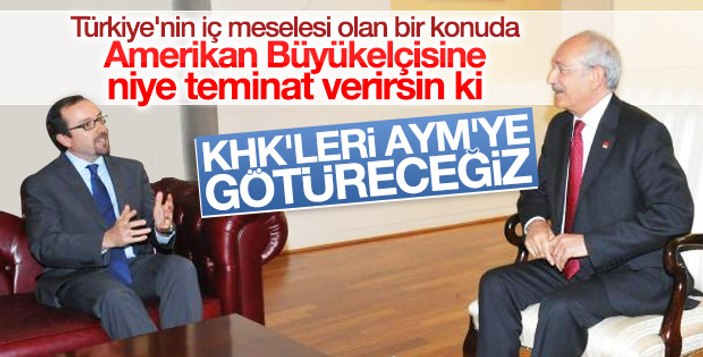 ABD'li elçiye teminat verilen KHK için AYM'ye başvuru