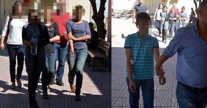 Adana'da bomba hazırlayan 8'i çocuk 14 PKK'lı yakalandı
