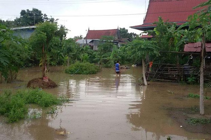 Tayland'ın eski başkenti Ayutthaya'da sel felaketi