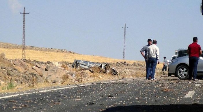 Mardin'de askeri aracın geçişi sırasında patlama