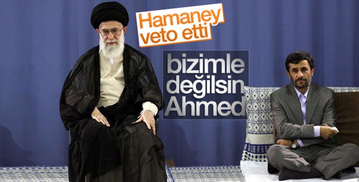 Ahmedinejad Hamaney’in tavsiyesine uydu: Aday olmuyorum