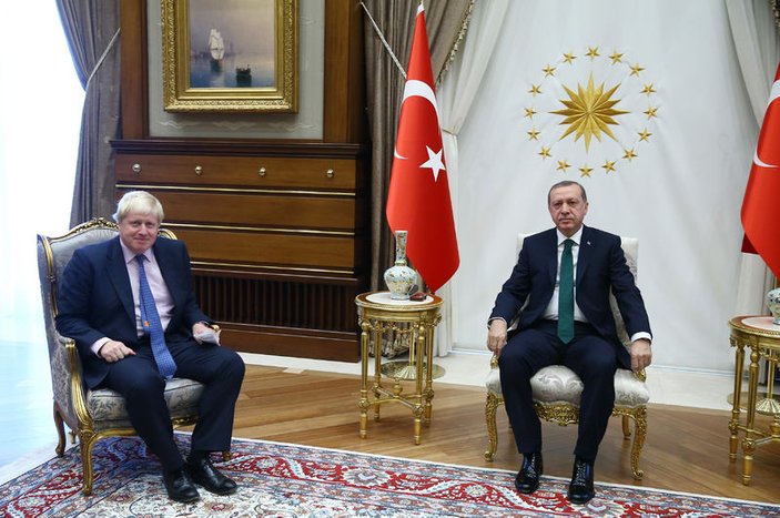 Erdoğan, İngiltere Dışişleri Bakanı'nı kabul etti
