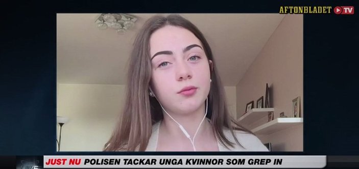 İsveç'in kahramanı: 13 yaşındaki Selin Fortacı