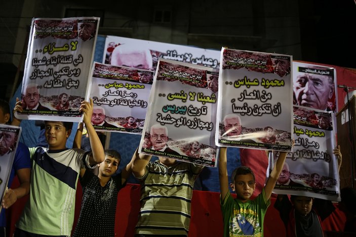Gazze'de Abbas'a Peres tepkisi