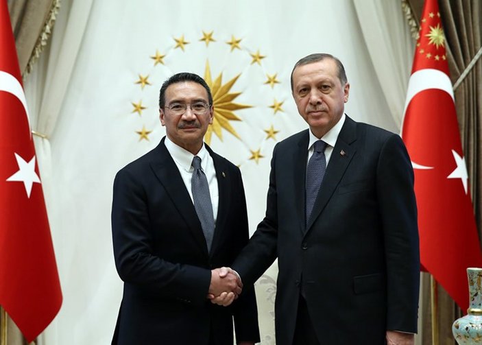 Erdoğan Malezya Savunma Bakanını kabul etti