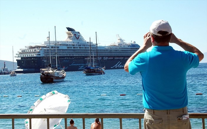 Bodrum'da kruvaziyer turizmi