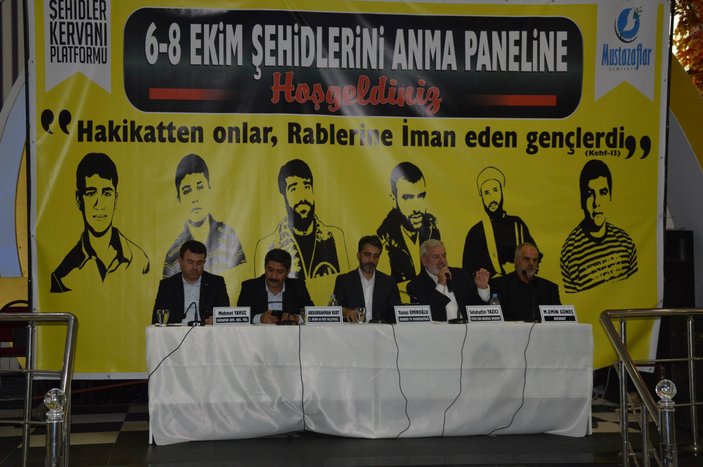 Diyarbakır’da 6-8 Ekim’de hayatını kaybedenler anıldı