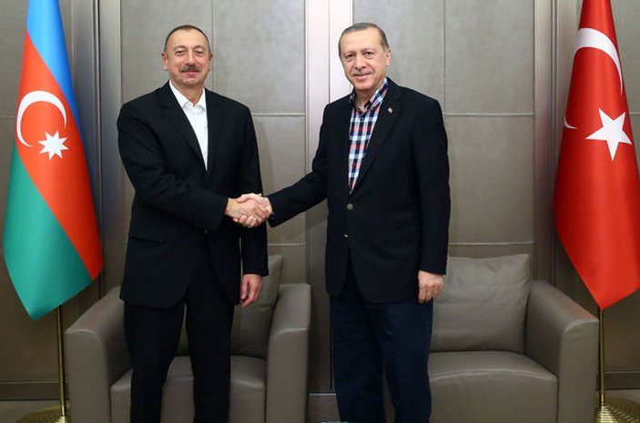 Tarabya Köşkü'nde Erdoğan-Aliyev görüşmesi