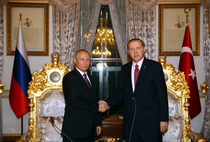 Mabeyn Köşkü'nde Erdoğan-Putin görüşmesi