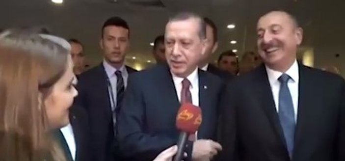 Erdoğan - Aliyev samimiyeti VİDEO