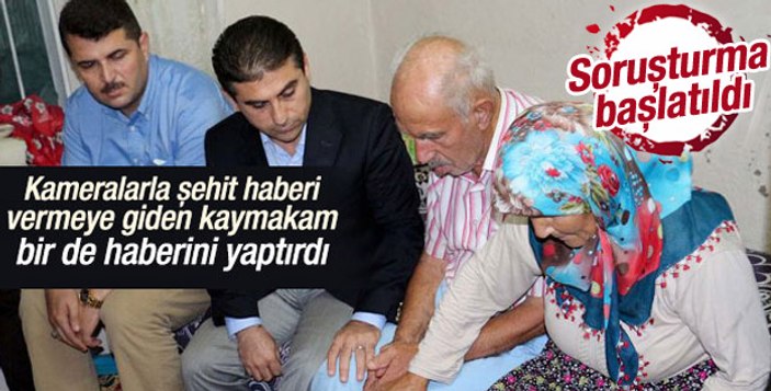 Ordu'da şehit evine kameralarla gittiler