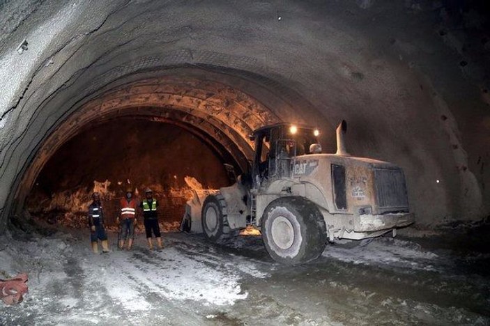 Ovit Tüneli'nin tamamlanmasına 90 metre kaldı
