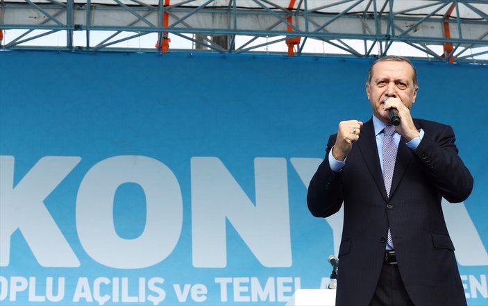 Cumhurbaşkanı Erdoğan'ın Konya konuşması