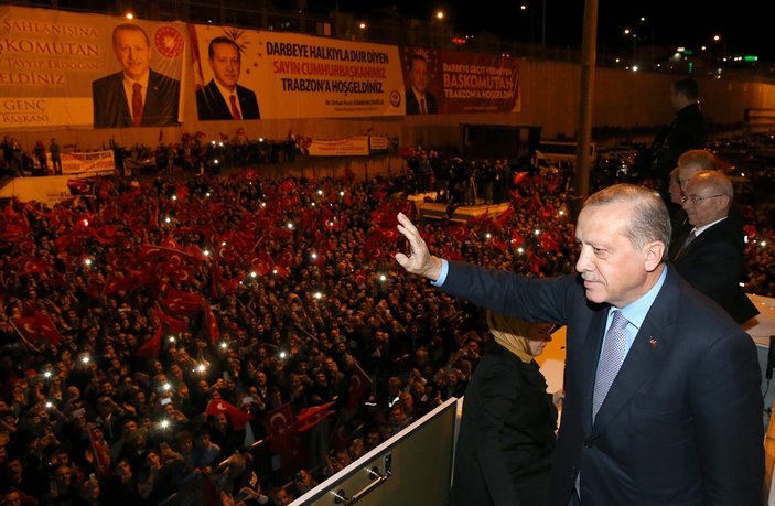 Cumhurbaşkanı Erdoğan Trabzon'dan seslendi