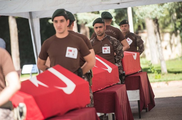 Gaziantep şehitlerine veda