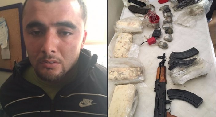 İzmir'de PKK'lı terörist 10 kilo C4 patlayıcı ile yakalandı