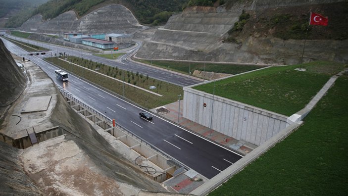 Yapımı tamamlanmış Türkiye'nin en uzun otoyol tüneli