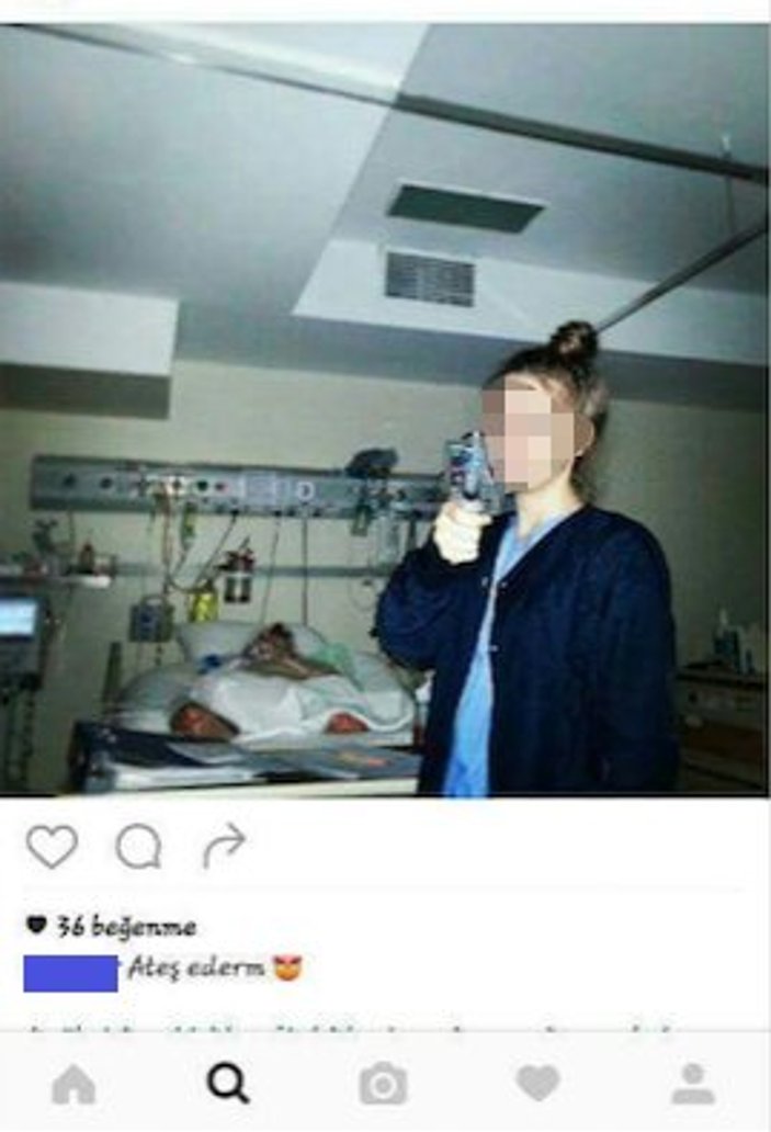 Hastalarla selfie çeken hemşire ilk kez konuştu