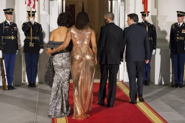 Michelle Obama’nın Beyaz Saray şıklığı
