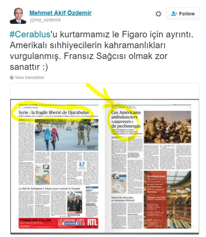 Le Figaro'nun ikiyüzlü yayın politikası