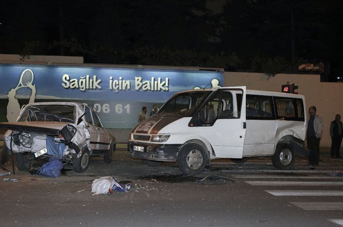 Ankara'da zincirleme kaza: 4 yaralı