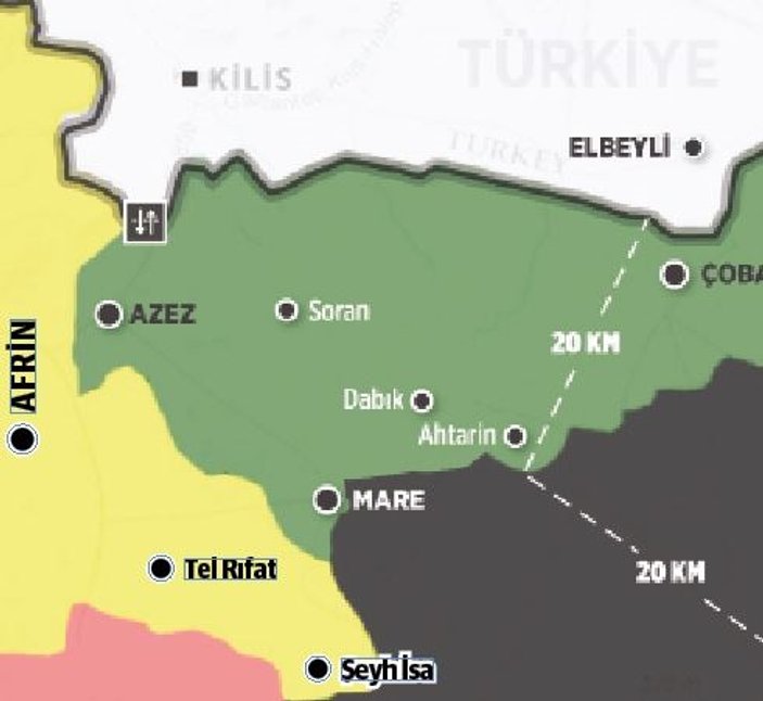 PYD/PKK bozgun altında