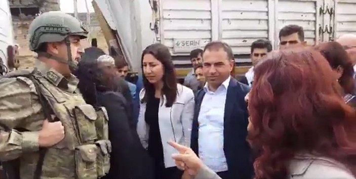 HDP'li vekillerden askerlere karşı çirkin tavır