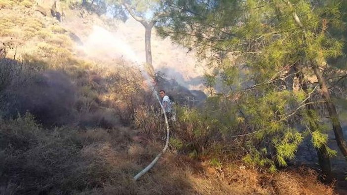 Ormanda ateşle oynayan öğrenciler yangına neden oldu