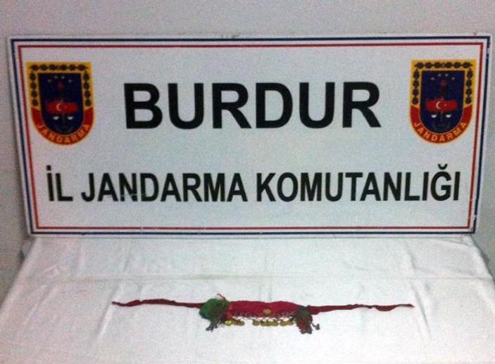 Burdur'da tarihi eser operasyonu: 1 gözaltı