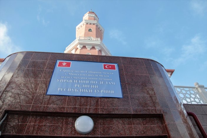 Sovyetlerin yıktığı camiyi Türkiye yeniden inşa etti