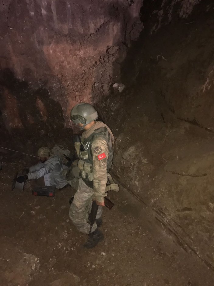 Suriye'ye açılan 400 metrelik PKK tüneli
