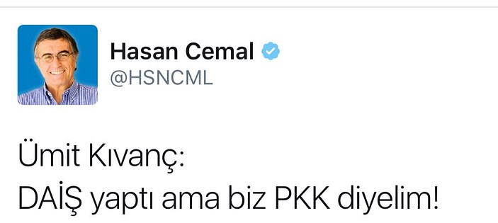 Hasan Cemal PKK'ya rağmen PKK'yı aklıyor