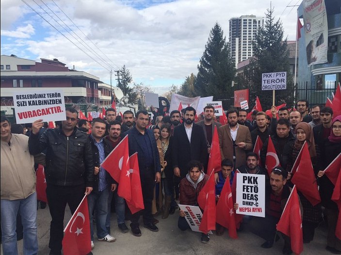 Şehit yakınları terör destekçisi ülkeleri protesto etti