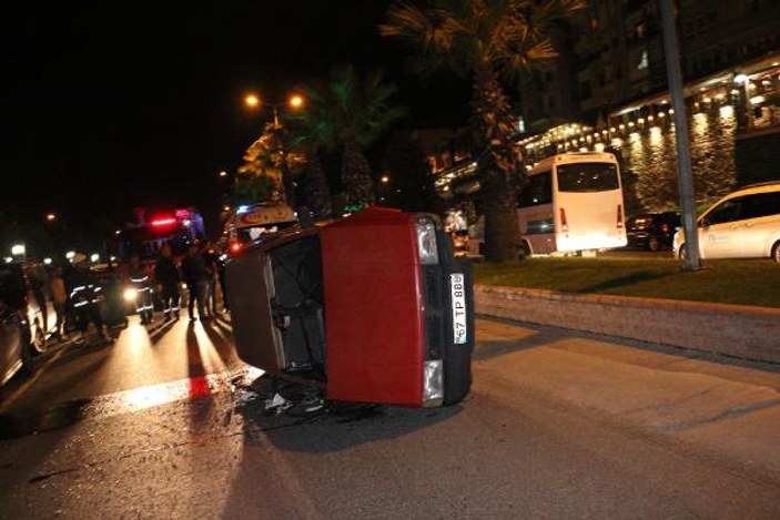 Zonguldak'ta alkollü sürücü kaza yaptı: 3 yaralı
