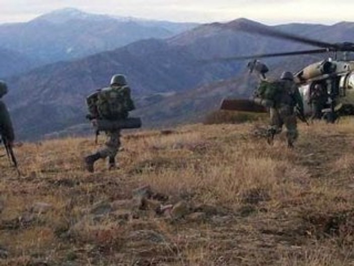 Hakkari kırsalında 6'sı İHA ile 9 PKK'lı öldürüldü