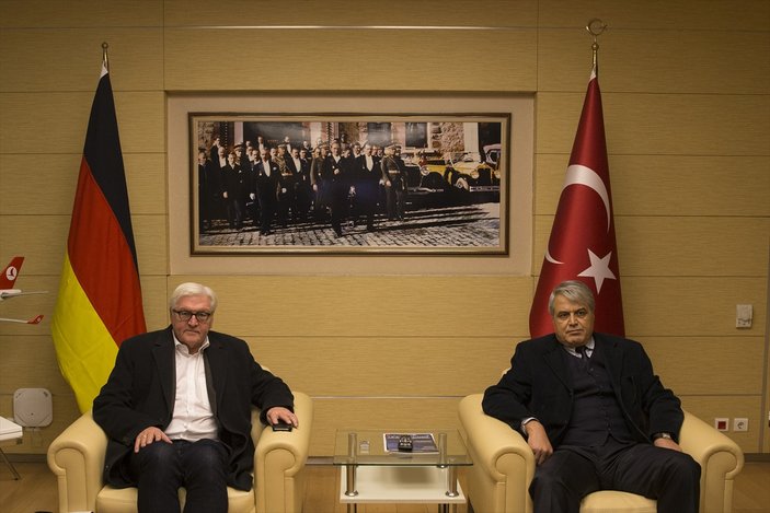Steinmeier Ankara'ya geldi