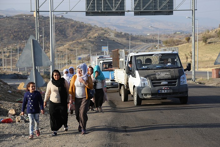 Şırnak'a dönüşler başladı