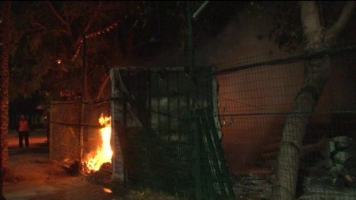 İzmir Enternasyonal Fuarı'nda yangın çıktı