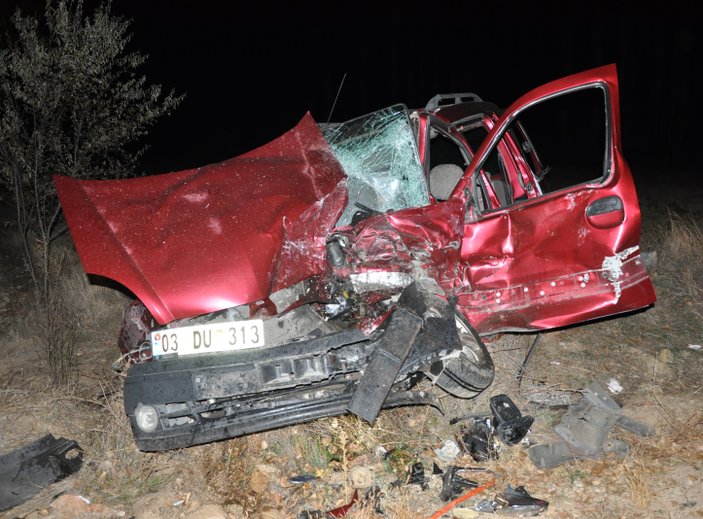 Afyonkarahisar’da kaza: 3 ölü 4 yaralı