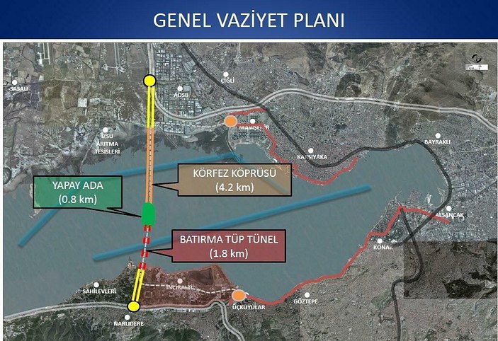 Körfez Geçiş Projesi'nin yol haritası belli oldu