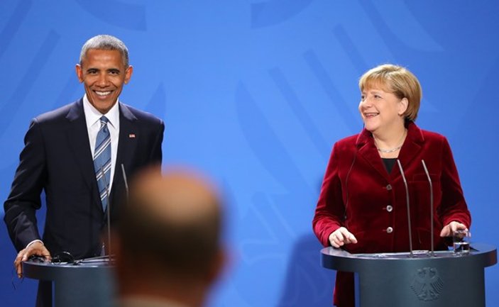 Obama'dan Merkel'e veda busesi