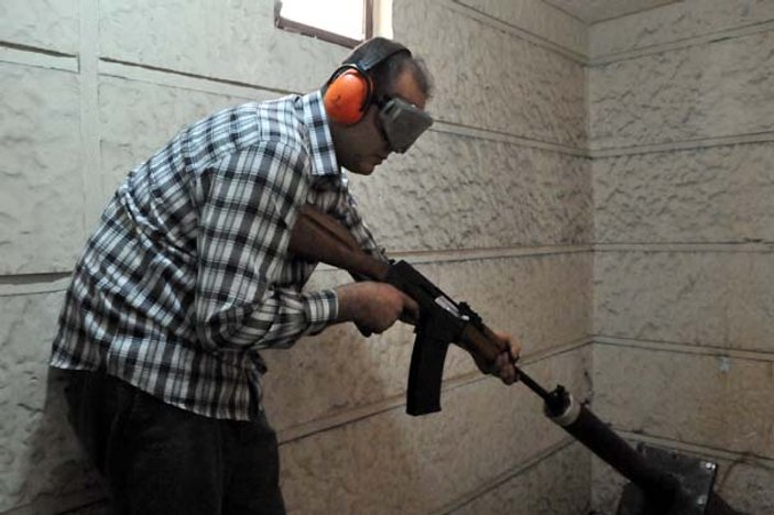 Şanlıurfa'da Kalaşnikof modelli tüfek üretildi