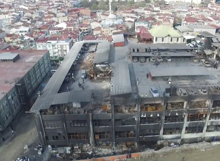 Bayrampaşa'daki yangının bilançosu