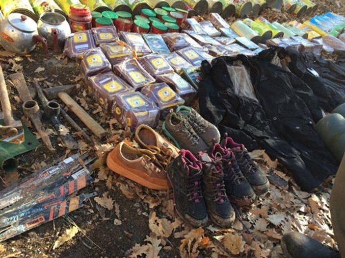 PKK'nın sığınak ve mevzileri imha edildi