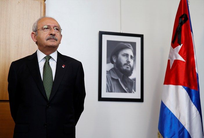 Kılıçdaroğlu'ndan Küba Büyükelçiliği'ne taziye ziyareti