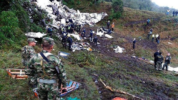Kolombiya'daki uçak kazasında mucize kurtuluş