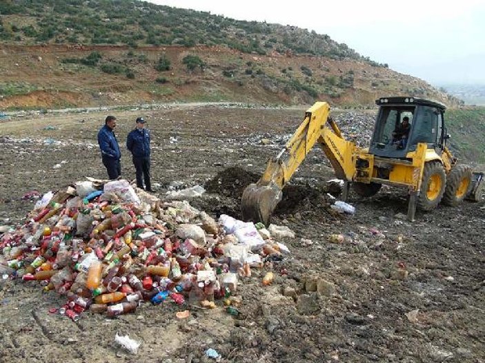 İslahiye’de kullanma tarihi geçen 1 ton gıda imha edildi