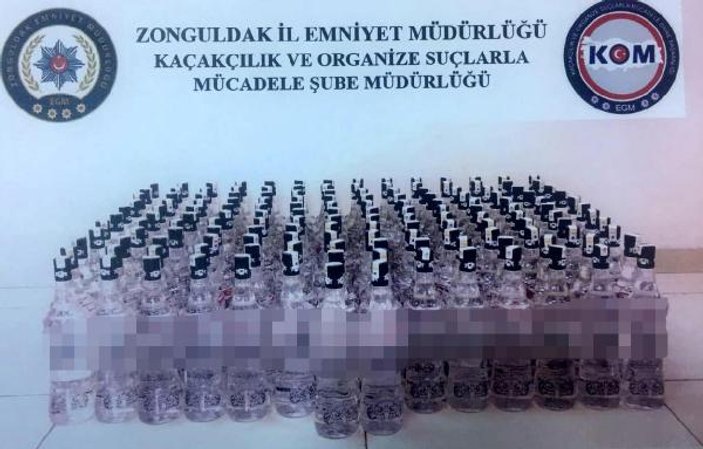 Zonguldak'ta kaçak rakı operasyonu