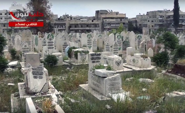 Suriye'de mezarlar doldu