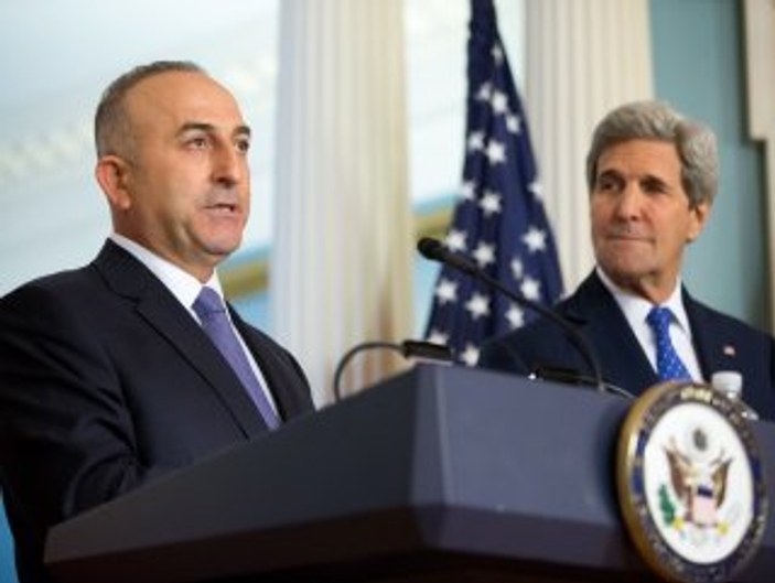 Çavuşoğlu, ABD Dışişleri Bakanı Kerry’le görüştü